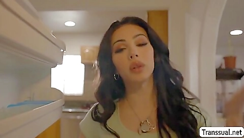 Busty brunette milf with a big ass gets her pussy pounded