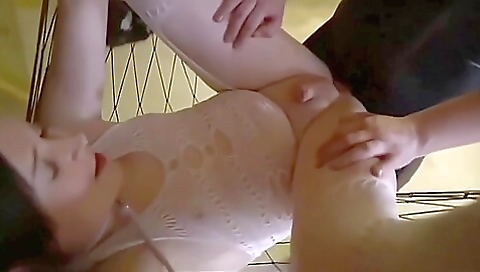 Two brunette and one red-haired shemale fucked in the ass