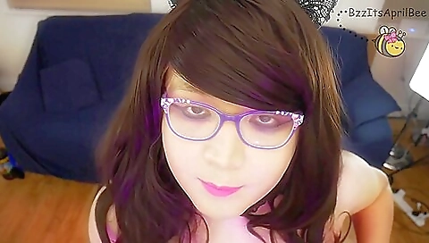 Amateur lingerie porn clip in which a brunette babe is wearing